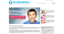 Desktop Screenshot of dentalhealthmed.com
