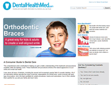 Tablet Screenshot of dentalhealthmed.com